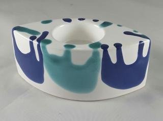 Gmundner Keramik-Leuchter viola